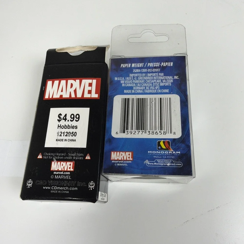Set Of Captain‎ America Paper Weight String Doll Set Marvels Avengers Comics Fig